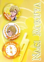 【中古】バッジ・ピンズ 六弥ナギ 缶バッジセット(3個) 「アイドリッシュセブン」 中国限定