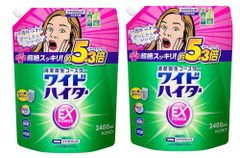 ワイドハイター EXパワー 特大 詰替 2400ml 5.3倍 X 2個セット 衣料用 酵素系 漂白剤