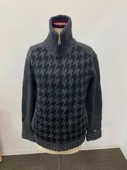 BURBERRY BLACK LABEL ドライバーズ ニット 千鳥柄 SY2858 - エコ