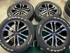 200系ハイエースに！ZERObreak S 17インチ 6.5J +35 PCD139.7-6H GY ナスカー 215/60R17 ホワイトレター