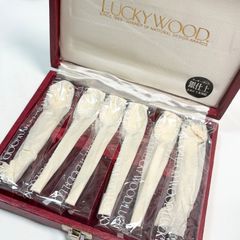 LUCKYWOOD 銀仕上げ カトラリーセット スプーン、フォーク各5本