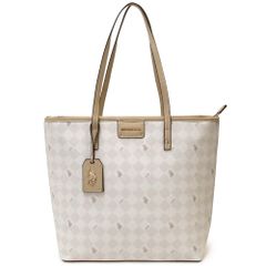 【新品 未使用】U.S. POLO ASSN. ユーエスポロアッスン バッグ ダイヤモンド シグネチャー トートバッグ 27A151AA SAND