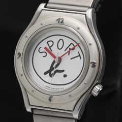 美品】フォッシル ビッグティック 漢字 レッド シルバー レア 腕時計