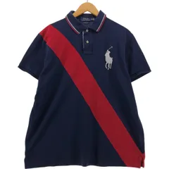 古着 ラルフローレン Ralph Lauren POLO RALPH LAUREN CUSTOM SLIM FIT ビッグポニー 半袖 ポロシャツ メンズXL相当/eaa555734