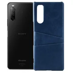 Xperia 10 III ケース SO-52B SOG04 エクスペリア10 マーク3  カード収納 レザー スマート ケース 【Color】 ブルーのサムネイル