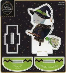 【中古】アクリルスタンド・アクリルパネル シルバー ミニアクリルスタンド ブルームバースデーver. 「ディズニー ツイステッドワンダーランド」 シルバーの誕生日記念グッズ