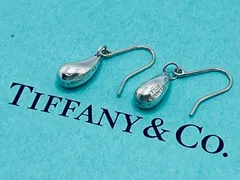 a046 送料無料　Tiffany&Co. ティファニー　ティアドロップ　エルサ　ペレッティ　フック　ピアス　シルバー　925