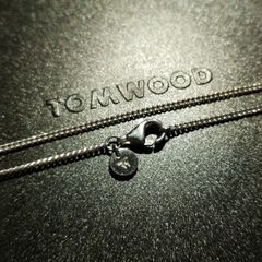 TOM WOOD Curb Chain Slim 17inch  トムウッド カーブチェーン ネックレス シルバー