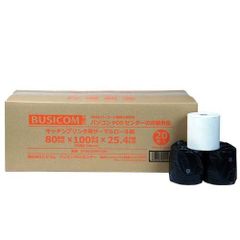 BUSICOM サーマルロール紙 80×80×12mm 53巻入り - メルカリ
