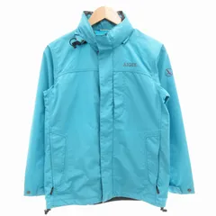 エーグル AIGLE レインテックパーカー ジップフライ ロゴ刺繍 XS 青 ブルー系 /GV ■MAのサムネイル