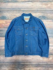 【 Wrangler 】 DENIM JACKET　濃紺　XL　ラングラー　デニムジャケット　Gジャン