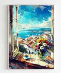 本日大特価‼️美品絵画油絵 人気画家青山誠一風景画北スペインロマネスクの僧院 本日大特価‼️美品絵画油絵 人気画家青山誠一風景画北スペイン