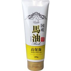 ロッシMエイド国産馬油スキンクリーム200G　送料無料