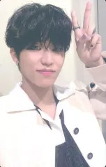 【中古】コレクションカード(男性) [ホロ仕様]：TREASURE/パク・ジョンウ(PARK JEONG WOO)/裏面緑・文字青/CD「THE SECOND STEP ： CHAPTER TWO」Weverse Shop GLOBAL特典ホログラムフォトカー