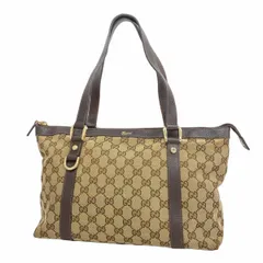 美品✨GUCCI グッチ アビー トートGGゴールド ベージュ ショルダートート GUCCI - GUCCI グッチ アビー GGキャンバス トートバッグ