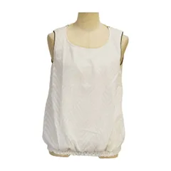 ロートレアモン LAUTREMONT タンクトップ ホワイト 日本製 サイズ 38 レディース F-S2964