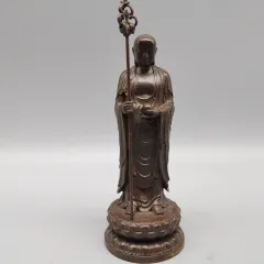 地蔵菩薩 印仏 護符 5 仏教美術 古美術 古道具 アンティーク 楽天市場】仏画 エンジ 色紙額 「地蔵菩薩」 複製画 額付き