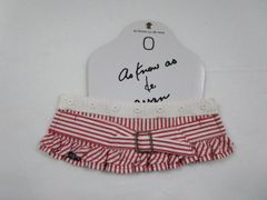 0号　as know as de wan アズノウアズデワン　0号　N ベルトリボンストラSK　レッド 中古 定価8250円