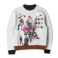 PRADA プラダ スウェット サイズ:S / フォトグラフィック ニットリブ スウェットシャツ (UJL985 S172) / ライトグレー / トップス トレーナー プルオーバー【メンズ】【中古】のサムネイル