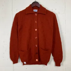 60年代～70年代 60s 70s デッドストック アクリル ニット カーディガン 古着 ヴィンテージ ビンテージ レディースM相当 36 新品未使用品【f240130016】