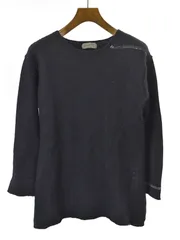 Yohji Yamamoto POUR HOMME ヨウジヤマモト プールオム 17AW アルパカウールスリットニットセーター ブラック 3のサムネイル
