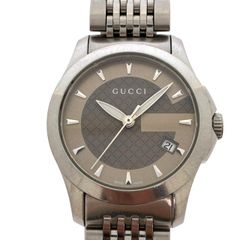 703 稼動 GUCCI 時計 レディース 126.5 Gタイムレス ブラウン - メルカリ