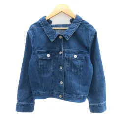 ジルバイジルスチュアート JILL by JILLSTUART デニムジャケット Gジャン ジージャン ショート丈 S インディゴ /YK37