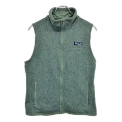 patagonia パタゴニア ベターセーター フリースベスト アウトドア グリーン(レディース M)中古 古着 U3772