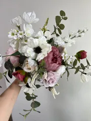 ウェディングブーケ　ブートニアセット