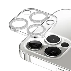 【即日発送】/ iPhone13ProMax iPhone13Pro 用 カメラカバー カメラ保護 キラキラ 繊細な ラメ 】 ケース アクセサリー 黒い 縁無し 強化ガラス レンズカバー 2枚セット レンズ フィルム かわいい 韓国 風 いphone13pr