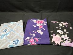 平和屋着物■極上　小紋　雪輪花文　藍白色地　逸品　未使用　DZAA7092kh5 平和屋着物□極上 小紋 雪輪花文 藍白色地 逸品 未使用 DZAA7092kh5