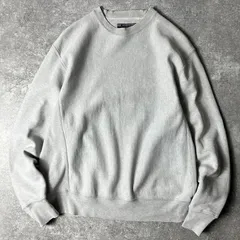 希少 00s Champion 無地 オリジナル リバースウィーブ スウェット トレーナー 目無し / 00年代 オールド チャンピオン 霜降り グレー