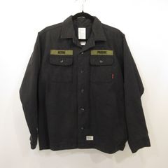 【名作】WTAPS ダブルタップス ヘリンボーン ウールシャツ オリーブカラー 名作】WTAPS ダブルタップス ヘリンボーン ウールシャツ オリーブ