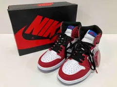 【美品】NIKE×Spiderman ナイキ×スパイダーマン Air Jordan 1 Retro High Og 555088-602 Origin Story スニーカー メンズ 27.5cm 箱あり