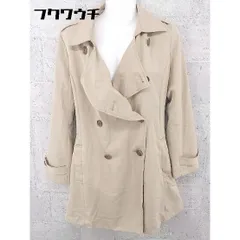 ◇ ◎ THE SHOP TK MIXPICE ザショップティーケーミクスパイス 長袖 トレンチコート サイズL ベージュ レディース  【1002800466757】
