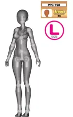 【中古】フィギュア 1/12 素材ちゃん Lサイズ 褐色