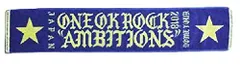 [ONE OK ROCK] ワンオクロック ワンオク 2018 AMBITIONS JAPAN DOME TOUR グッズ タオルマフラータオル BLUE 
