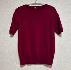 UNIQLO ユニクロ　レディース　半袖　セーター　M ウール100％　 薄手