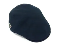 ■新品■未使用■ LACOSTE ラコステ コットン100%キャスケット  帽子 表記サイズ 58cm メンズ ネイビー系 BN3603のサムネイル