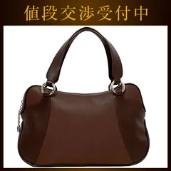 ブルガリ ハンドバッグ ec-22641 ダーク ブラウン ブルガリブルガリ