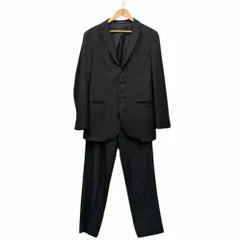 22 00s OLD EMPORIO ARMANI オールド エンポリオアルマーニ セットアップ スーツ テーラードジャケット スラックス ブラック サイズ 46