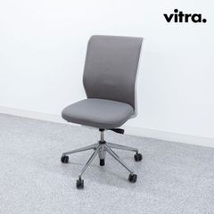 【中古品】Vitra ヴィトラ ID Mesh アイディーメッシュ オフィス キャスター アームレス チェア ファブリック グレー アントニオ・チッテリオ 定価15万