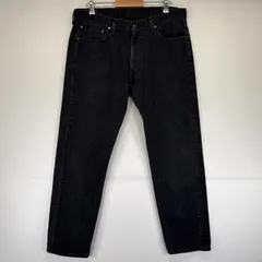 古着 リーバイス Levi's デニムパンツ 505 ストレート 大きいサイズ ジーンズ ジーパン w38 L32  ブラック メンズ