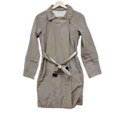 S Max Mara(マックスマーラ) コート サイズI J 38 レディース - ライトグレー×グレーベージュ 長袖/リバーシブル/春/秋