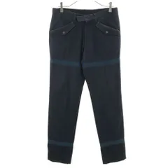 ランバンオンブルー ロングパンツ 48 ネイビー LANVIN en Bleu メンズのサムネイル