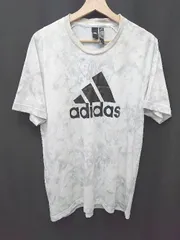 ◇ ⊂ adidas アディダス タイダイ柄 半袖 Tシャツ カットソー サイズXO グレー ホワイト系 メンズ E  【1411070017987】
