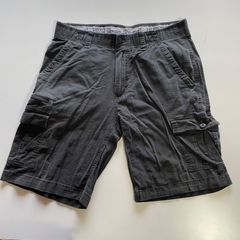 アメリカ古着　ブラックカーゴショーツ　wear first