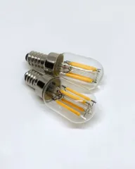 デコトラ屋 正規品 高品質 シャンデリア用 口金 E12 LED 電球 フィラメントタイプ 2700K 電球色 レトロ デコトラ サロンバス 2個SET