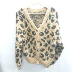 ◇ ⊇ CIAOPANIC TYPY チャオパニックティピー ウール素材 長袖 カーディガン サイズM ブラウン レディース E  【1410100013623】