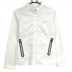 【超美品】ナイキゴルフ 中綿ジャケット 白 前身頃中綿 裏起毛  レディース S ゴルフウェア NIKE